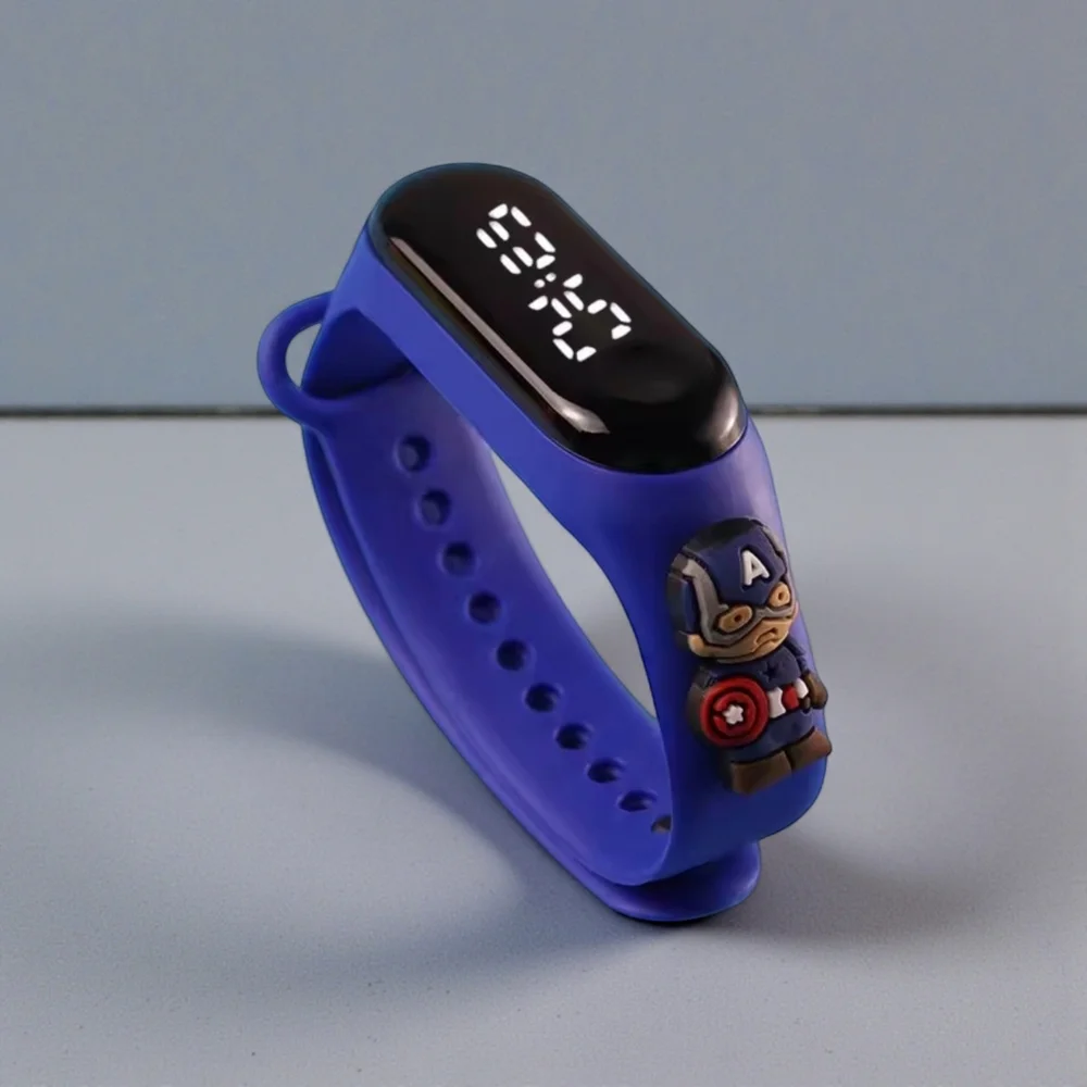 Captain America Blue Kids Watch